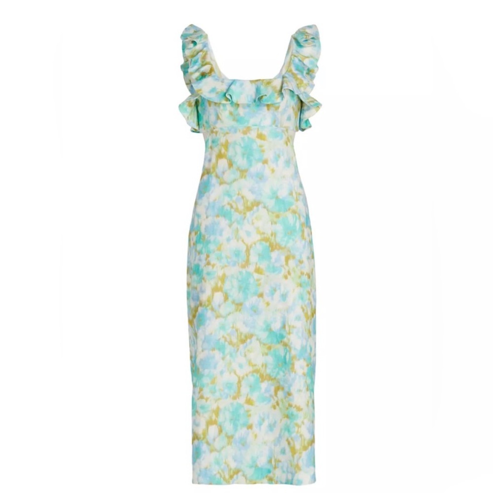 Zimmerman Hide Tide frilled mini dress - size 1